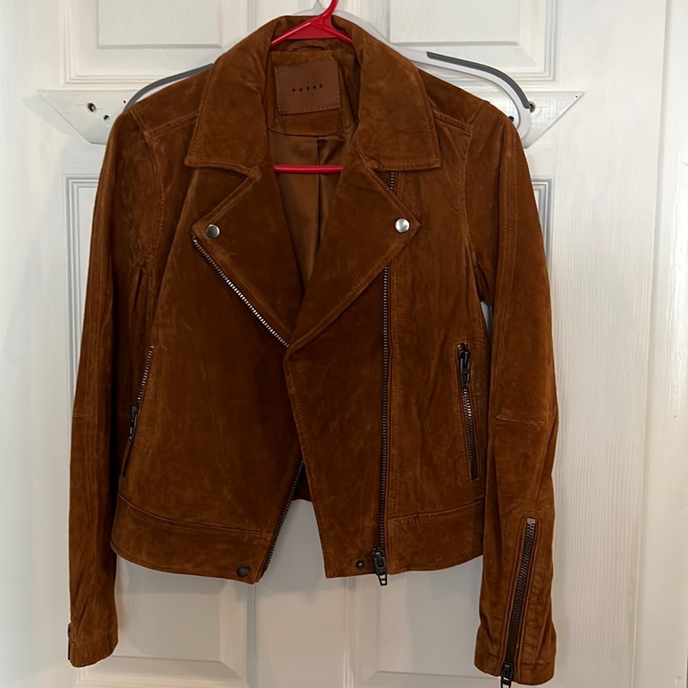 BlankNYC suede Moto jacket